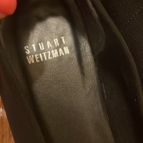 Stuart Weitzman gorgeous black heels with buckle - Picture 3 of 6